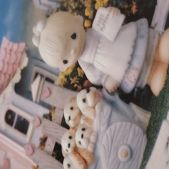 1993 Precious Moments Collectible Plate God Loveth A Cheerful Giver Sam Butcher - Picture 2 of 7